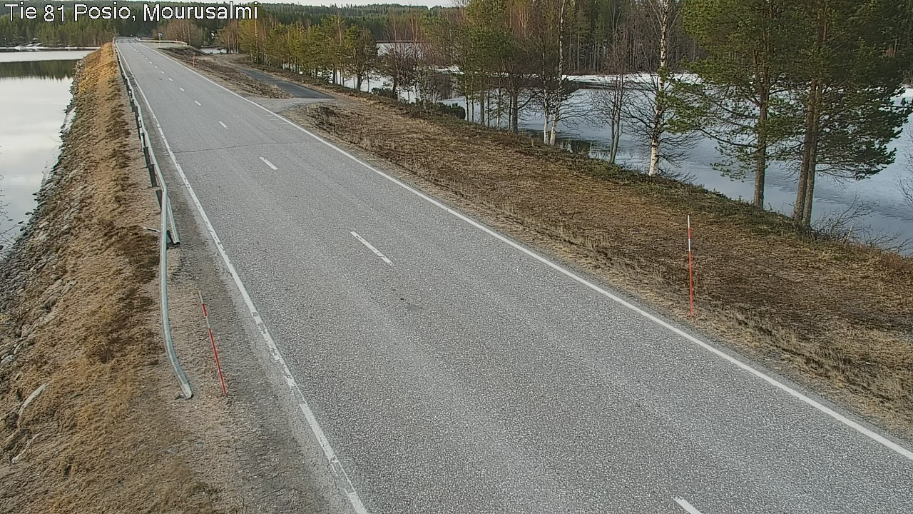 Weather Camera Image Road 81 Posio, Mourusalmi, Posio, Lappi