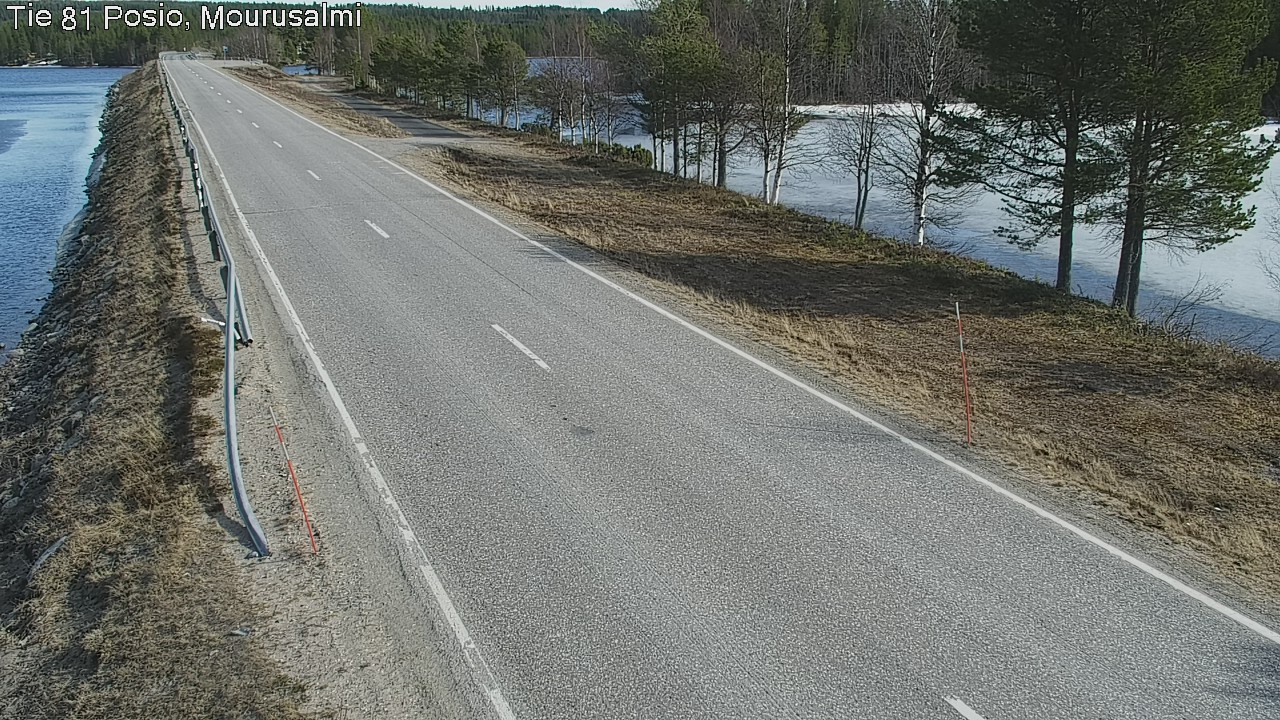 Weather Camera Image Väg 81 Posio, Mourusalmi, Posio, Lappi