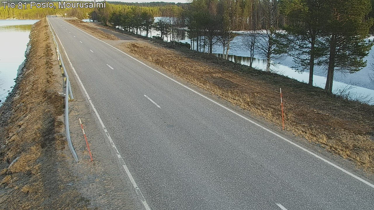 Weather Camera Image Väg 81 Posio, Mourusalmi, Posio, Lappi