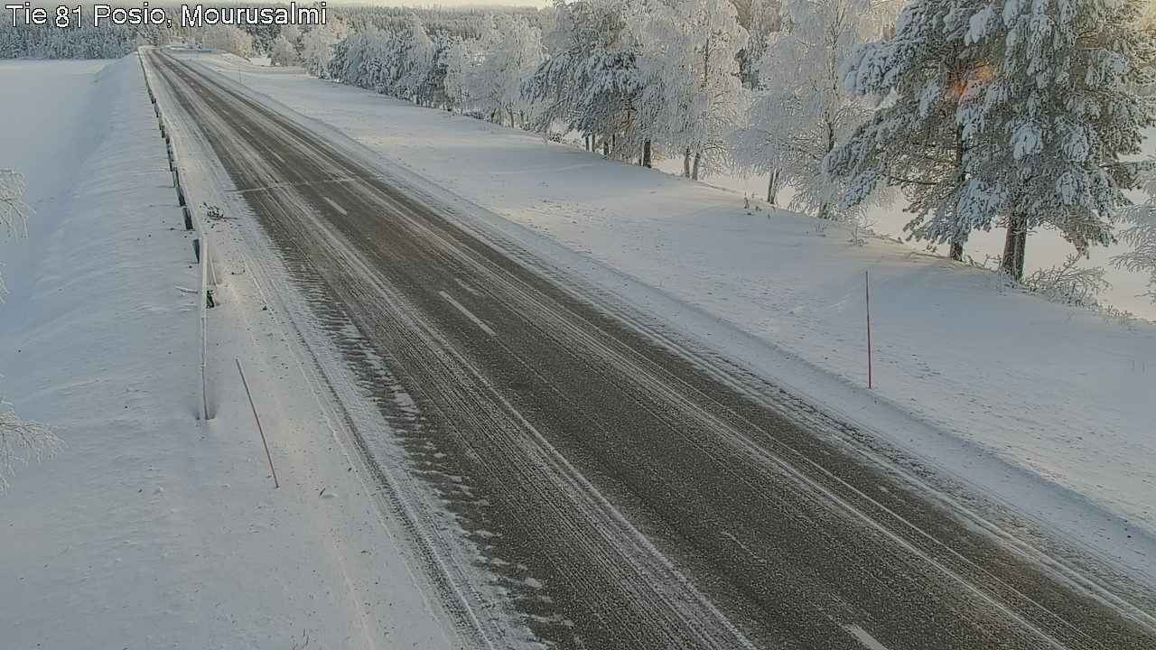 Kelikamerat Kuva Tie 81 Posio, Mourusalmi, Posio, Lappi