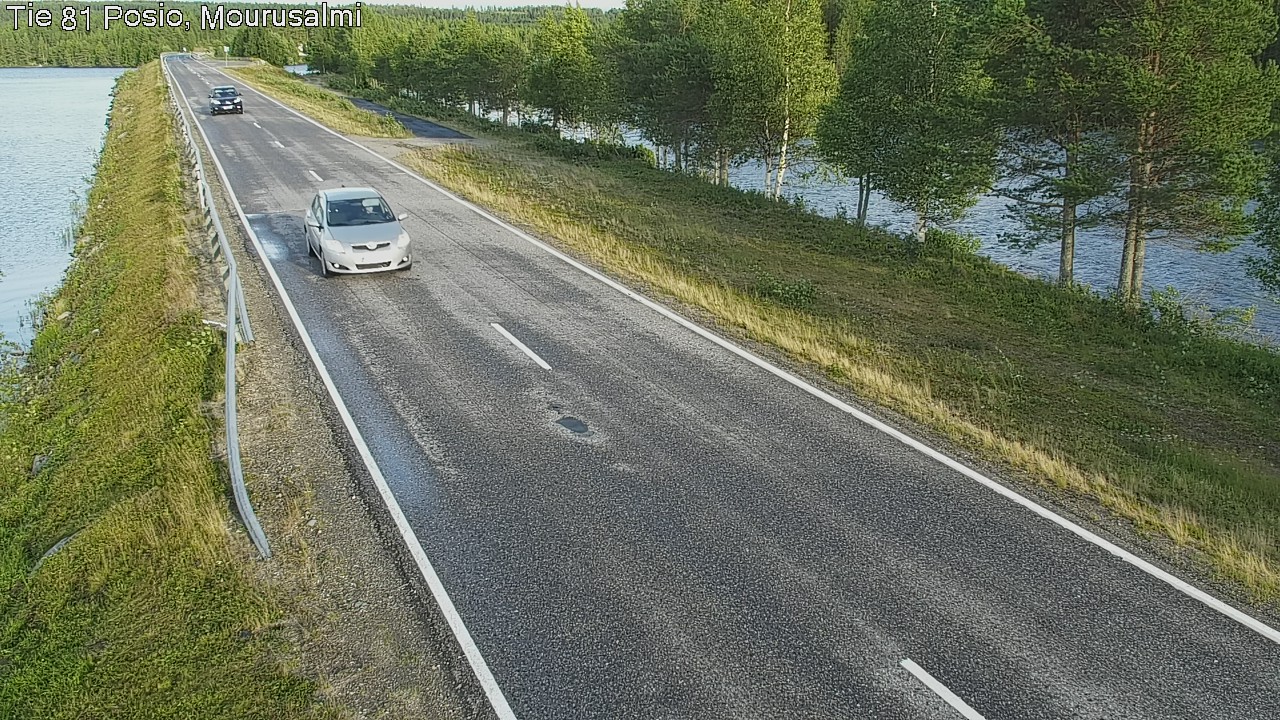 Kelikamerat Kuva Tie 81 Posio, Mourusalmi, Posio, Lappi