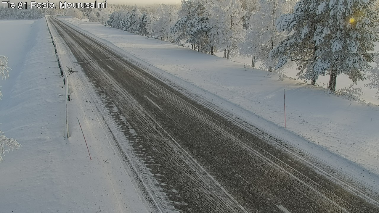 Kelikamerat Kuva Tie 81 Posio, Mourusalmi, Posio, Lappi