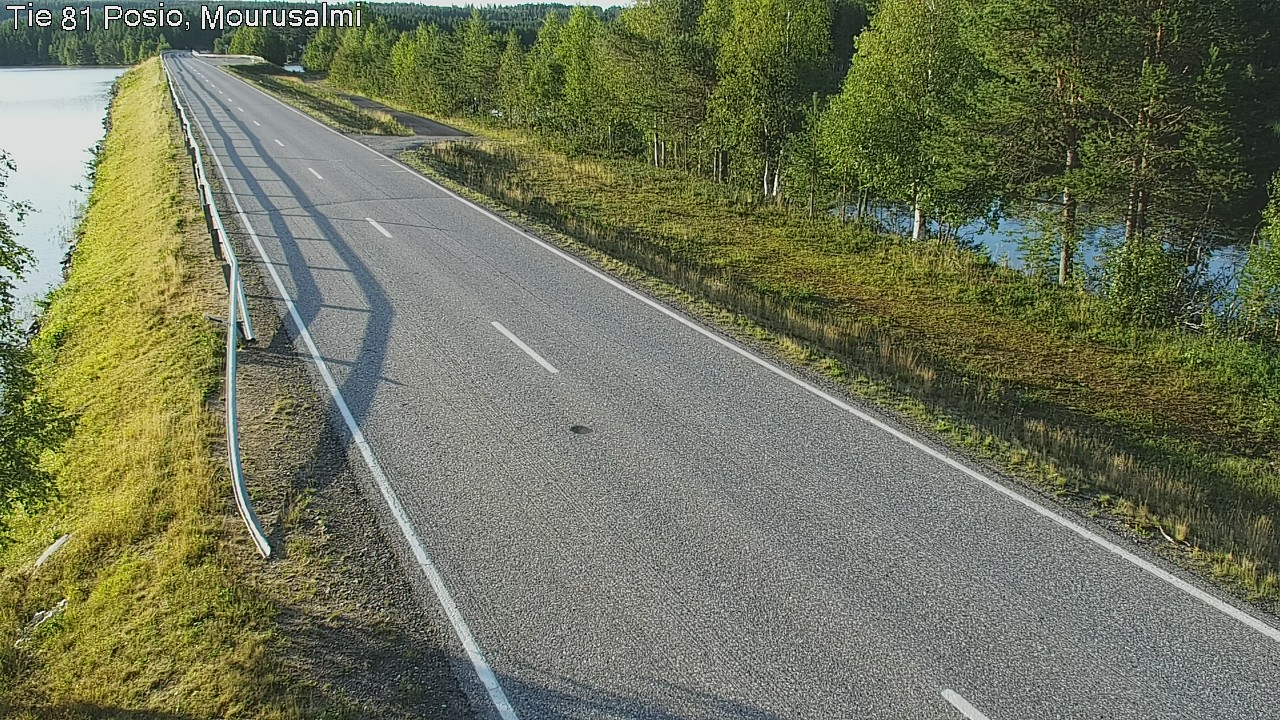Kelikamerat Kuva Tie 81 Posio, Mourusalmi, Posio, Lappi