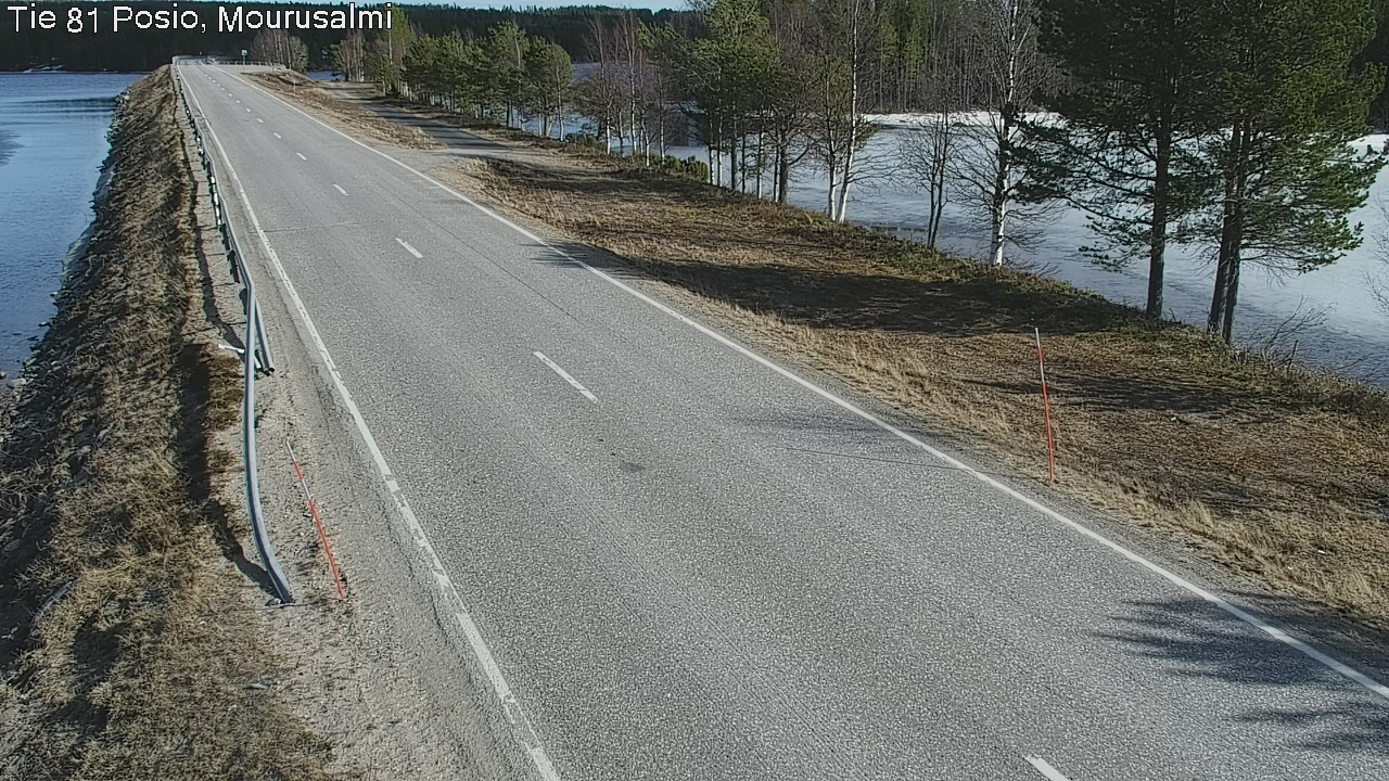 Weather Camera Image Väg 81 Posio, Mourusalmi, Posio, Lappi