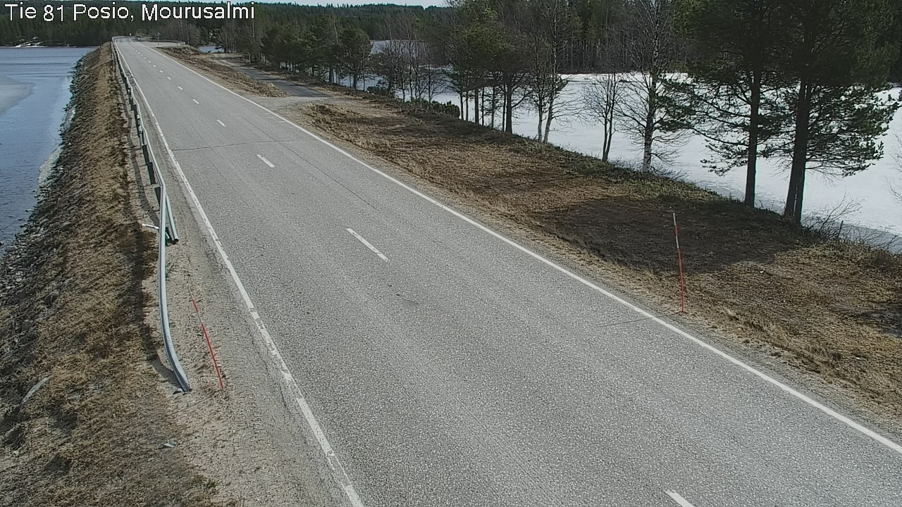 Weather Camera Image Väg 81 Posio, Mourusalmi, Posio, Lappi