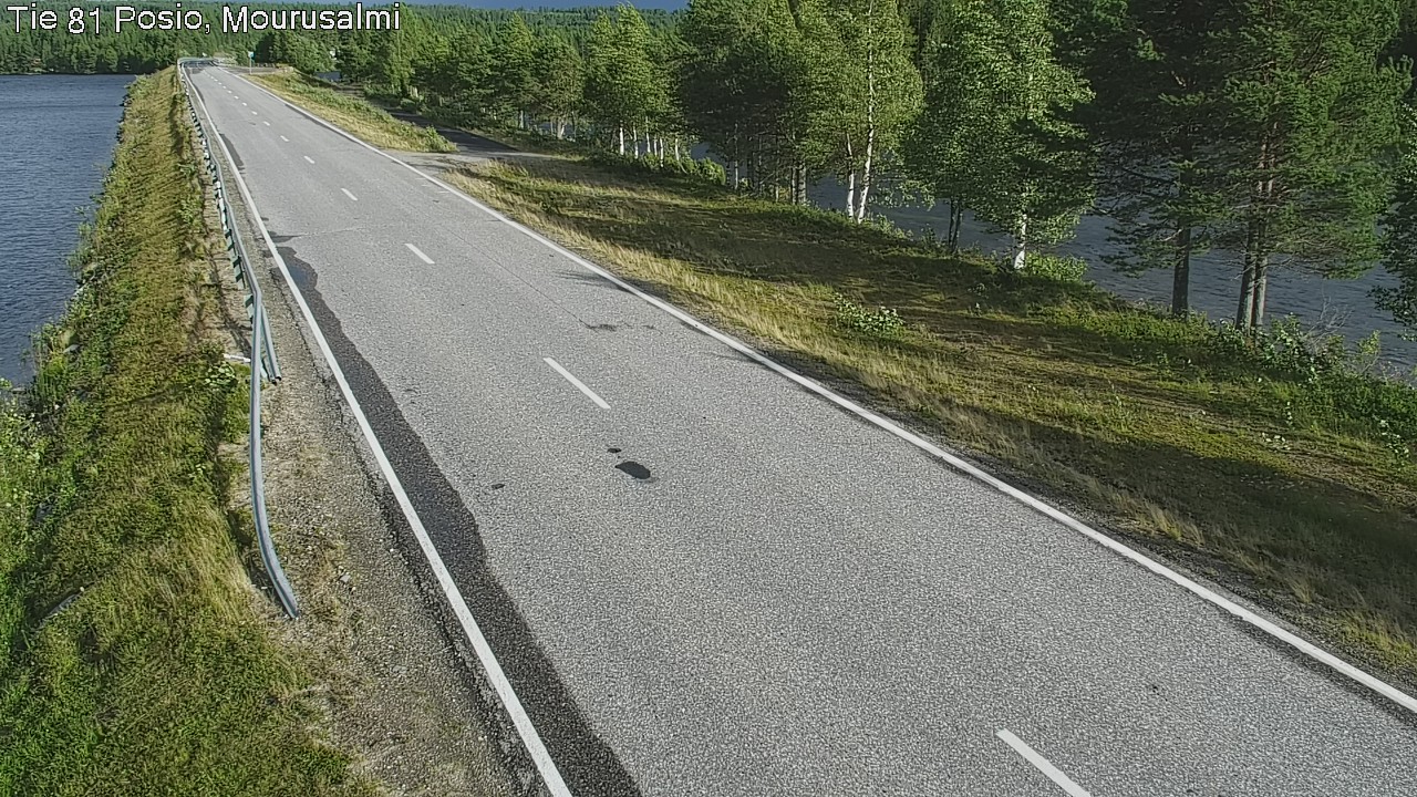 Kelikamerat Kuva Tie 81 Posio, Mourusalmi, Posio, Lappi