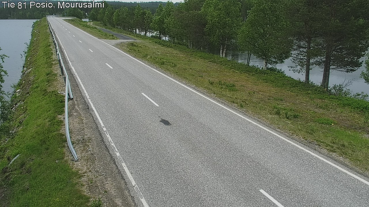 Kelikamerat Kuva Tie 81 Posio, Mourusalmi, Posio, Lappi