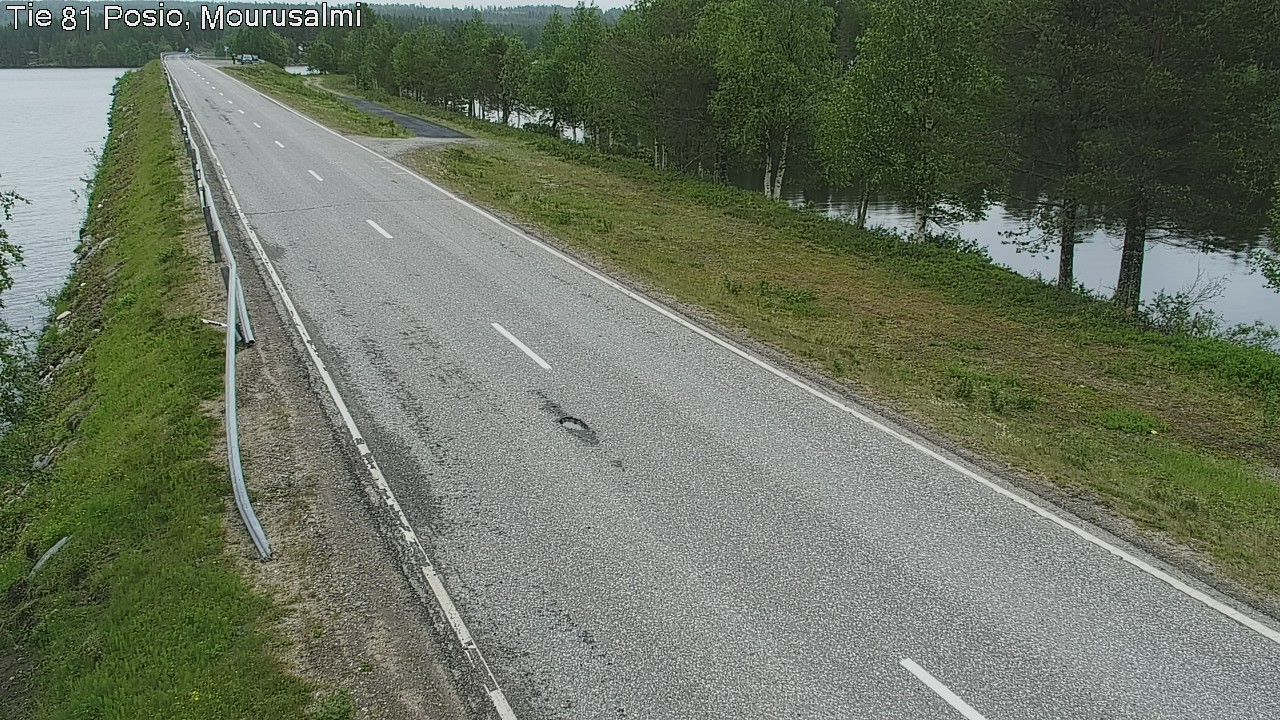 Kelikamerat Kuva Tie 81 Posio, Mourusalmi, Posio, Lappi