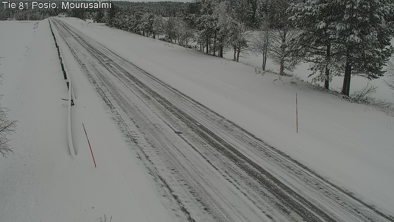 Weather Camera Image Väg 81 Posio, Mourusalmi, Posio, Lappi