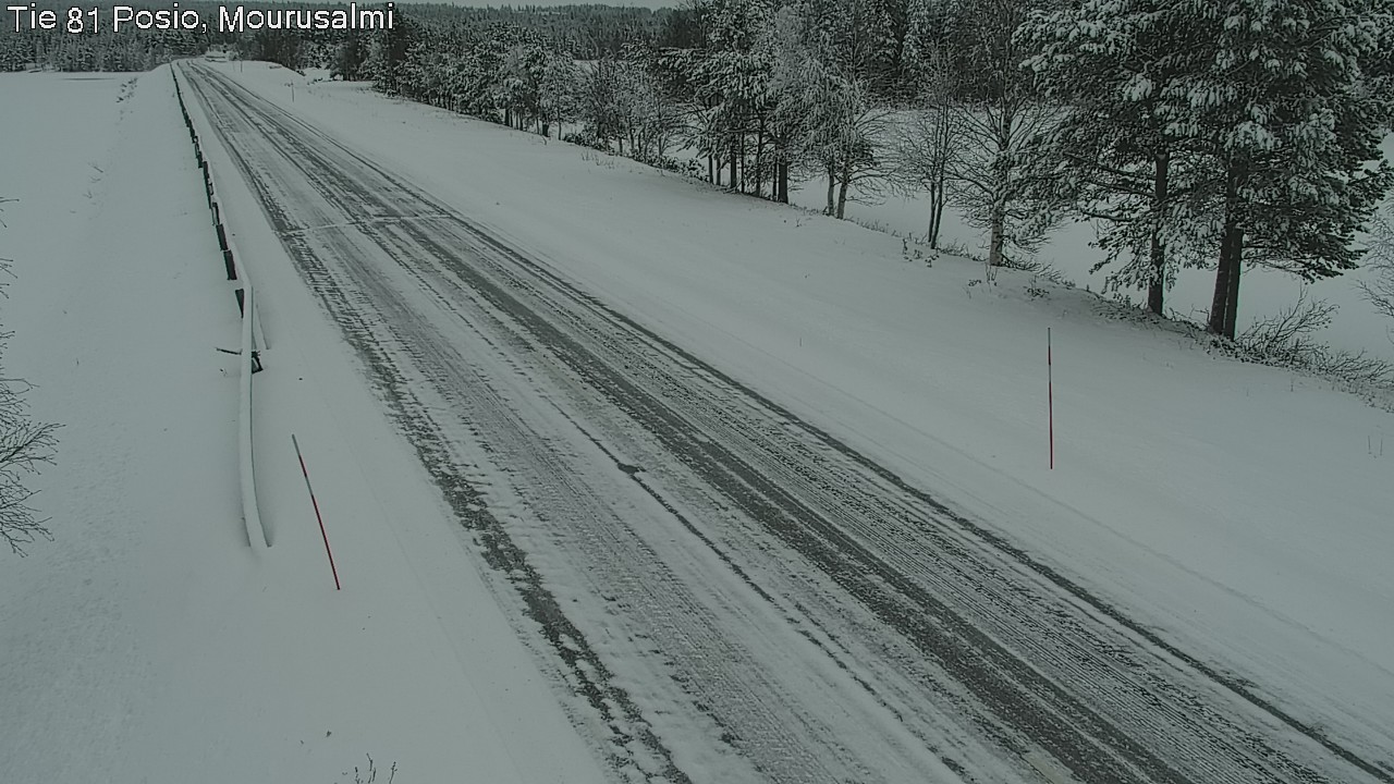 Weather Camera Image Väg 81 Posio, Mourusalmi, Posio, Lappi