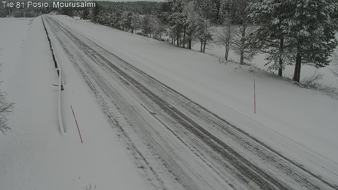 Weather Camera Image Väg 81 Posio, Mourusalmi, Posio, Lappi
