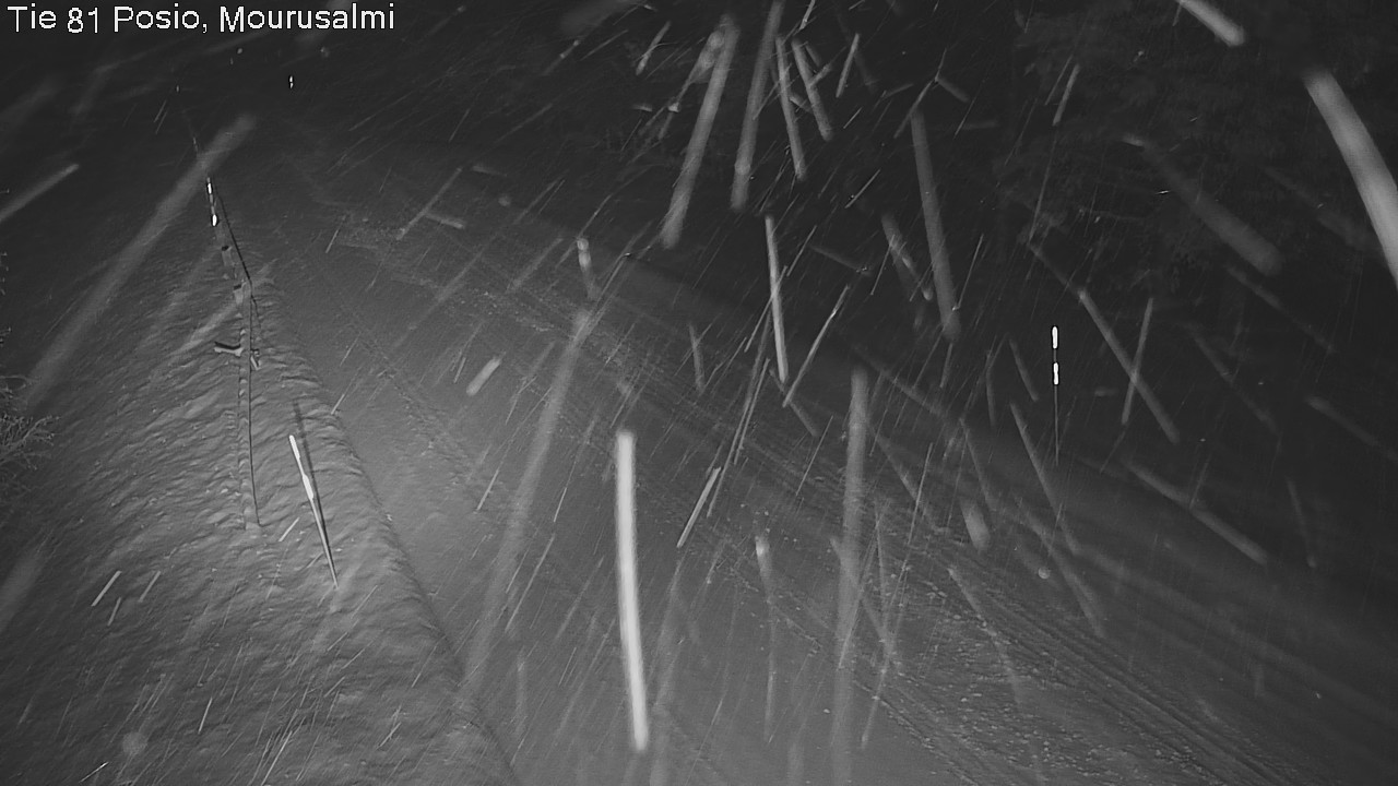 Weather Camera Image Väg 81 Posio, Mourusalmi, Posio, Lappi