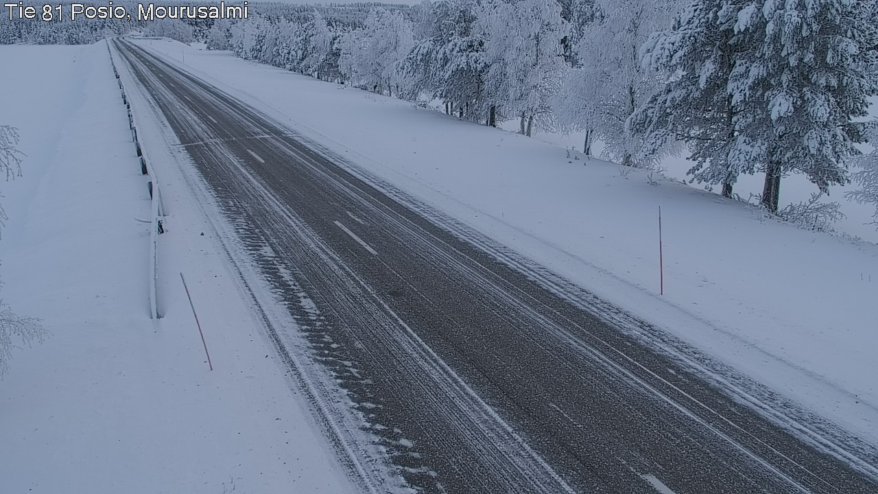 Kelikamerat Kuva Tie 81 Posio, Mourusalmi, Posio, Lappi