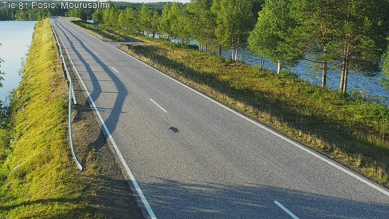 Kelikamerat Kuva Tie 81 Posio, Mourusalmi, Posio, Lappi