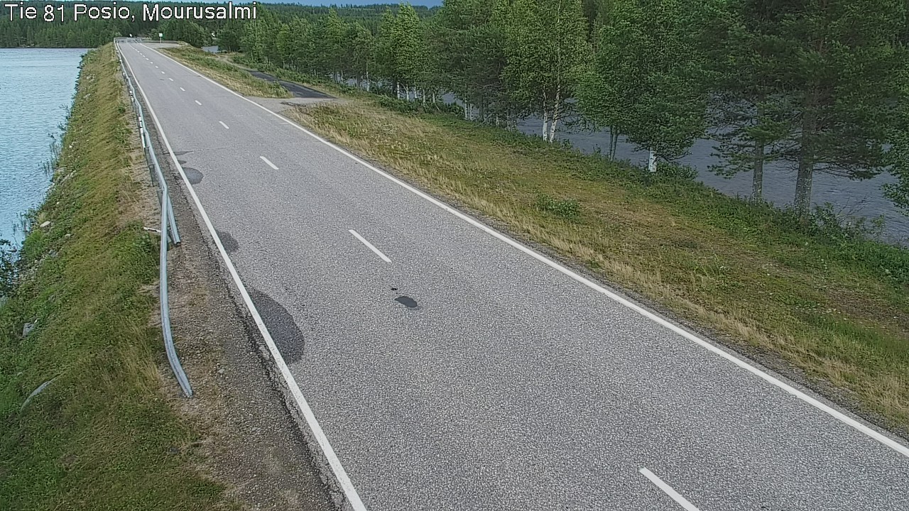 Kelikamerat Kuva Tie 81 Posio, Mourusalmi, Posio, Lappi