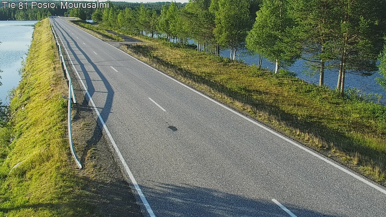 Weather Camera Image Road 81 Posio, Mourusalmi, Posio, Lappi