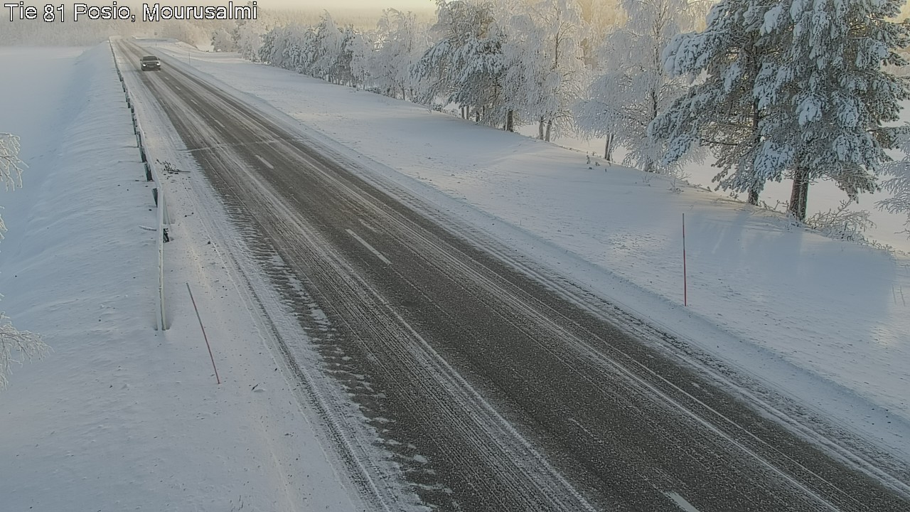 Weather Camera Image Road 81 Posio, Mourusalmi, Posio, Lappi
