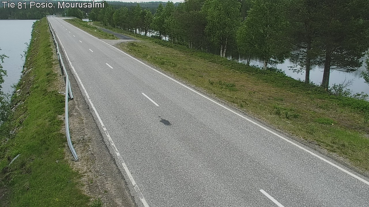 Kelikamerat Kuva Tie 81 Posio, Mourusalmi, Posio, Lappi