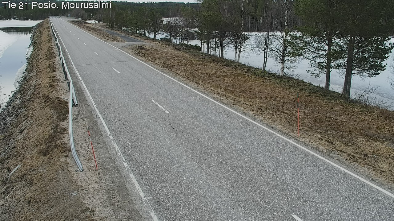 Weather Camera Image Väg 81 Posio, Mourusalmi, Posio, Lappi
