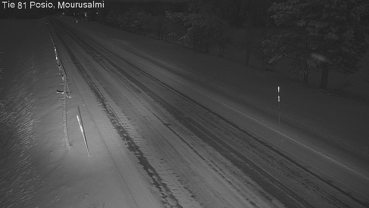 Weather Camera Image Väg 81 Posio, Mourusalmi, Posio, Lappi