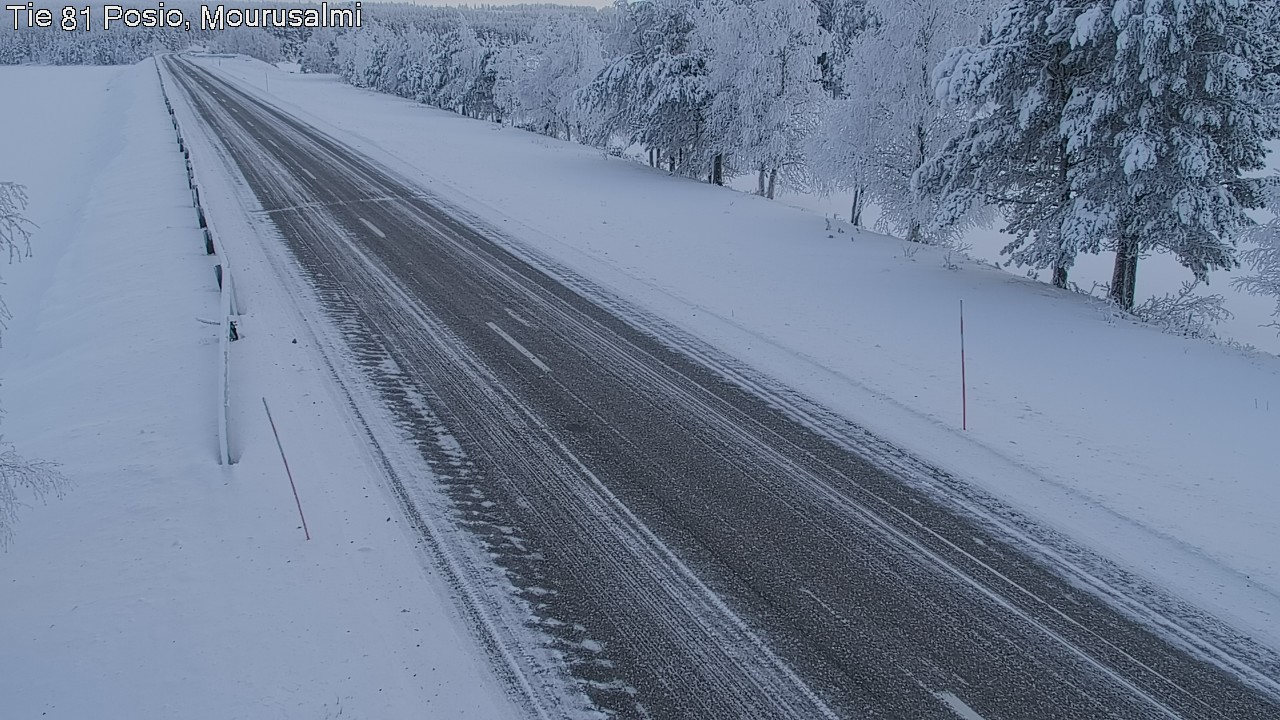 Kelikamerat Kuva Tie 81 Posio, Mourusalmi, Posio, Lappi