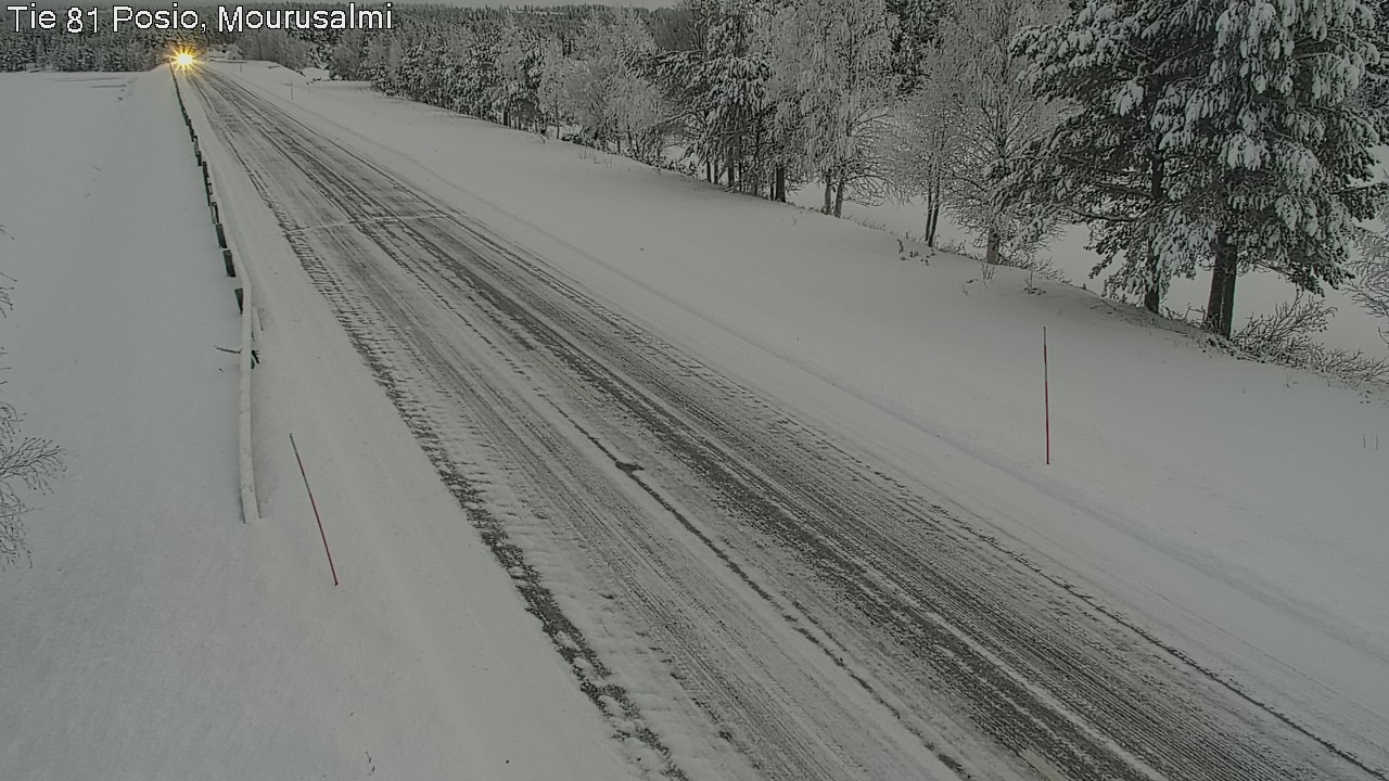 Weather Camera Image Väg 81 Posio, Mourusalmi, Posio, Lappi