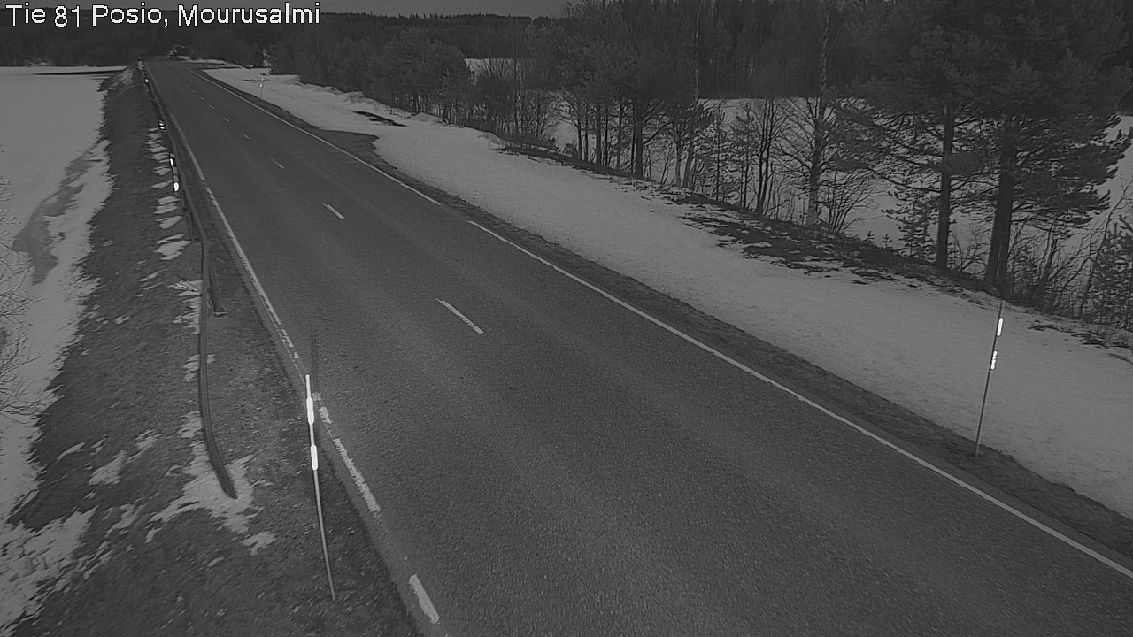 Weather Camera Image Road 81 Posio, Mourusalmi, Posio, Lappi