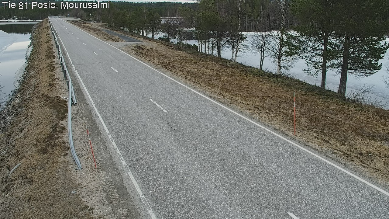 Weather Camera Image Väg 81 Posio, Mourusalmi, Posio, Lappi