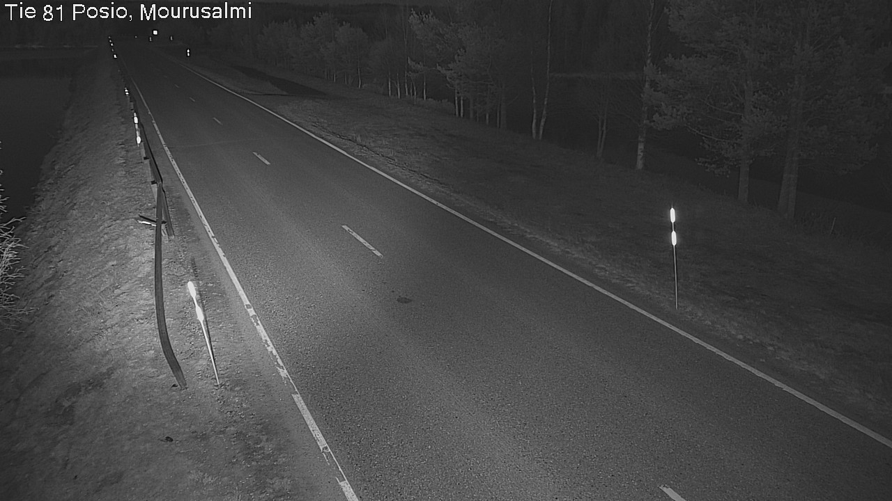 Weather Camera Image Väg 81 Posio, Mourusalmi, Posio, Lappi