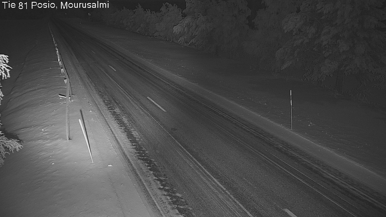 Kelikamerat Kuva Tie 81 Posio, Mourusalmi, Posio, Lappi