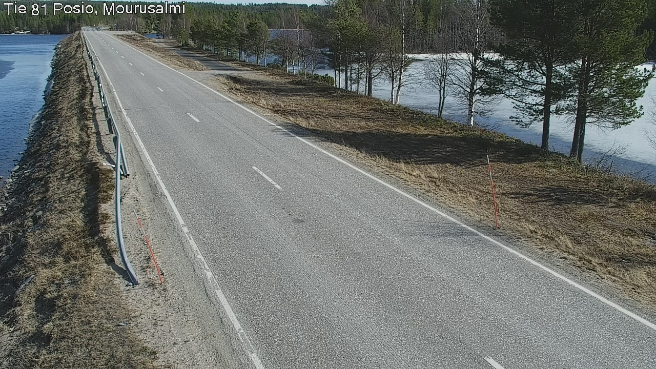 Weather Camera Image Väg 81 Posio, Mourusalmi, Posio, Lappi