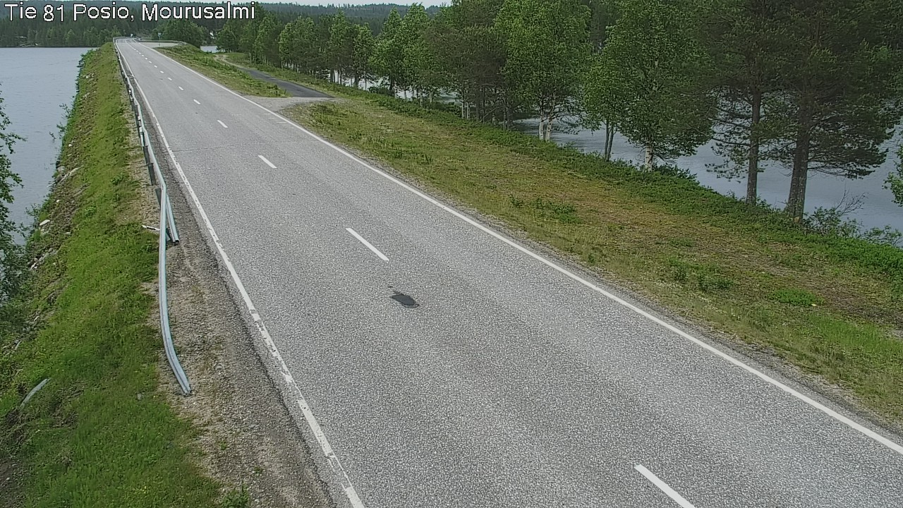 Kelikamerat Kuva Tie 81 Posio, Mourusalmi, Posio, Lappi