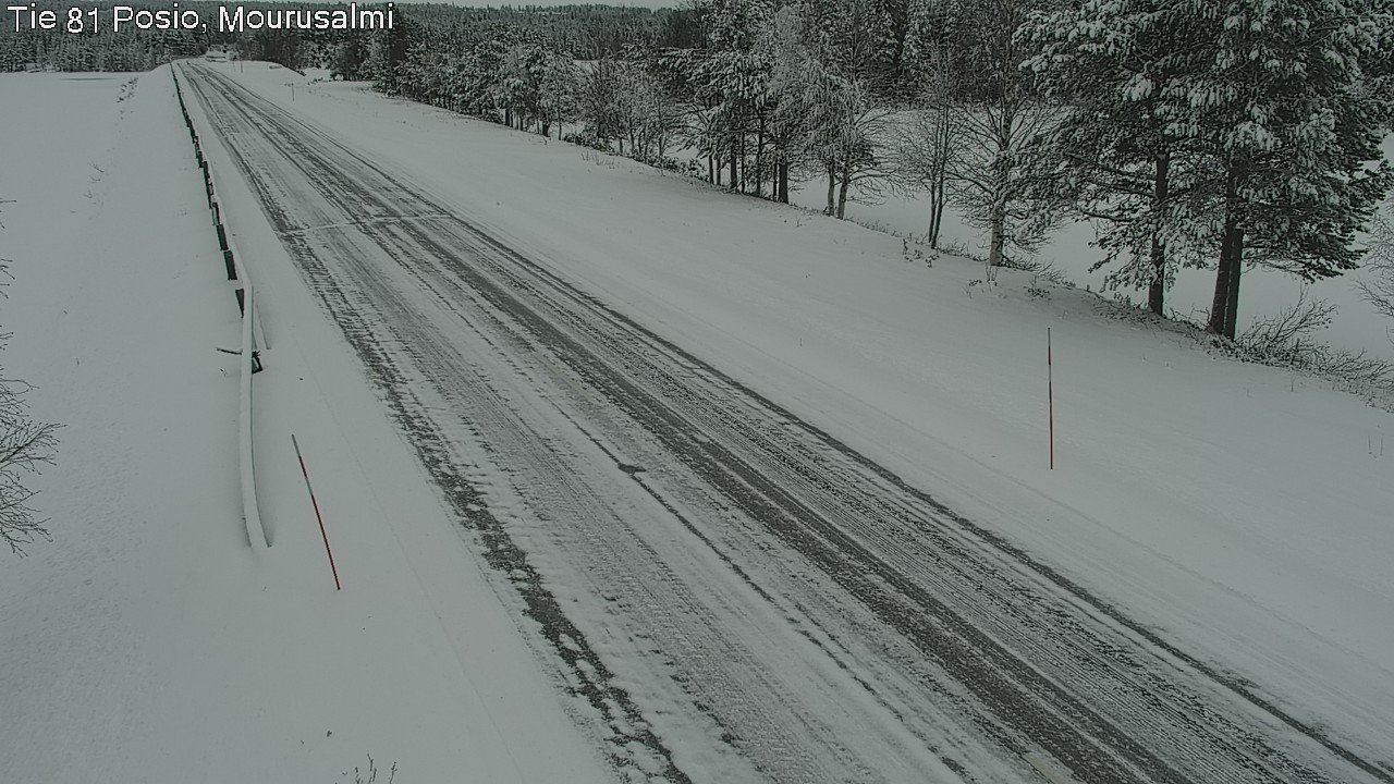 Weather Camera Image Väg 81 Posio, Mourusalmi, Posio, Lappi