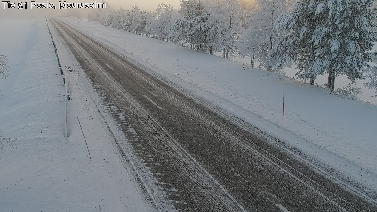 Weather Camera Image Road 81 Posio, Mourusalmi, Posio, Lappi