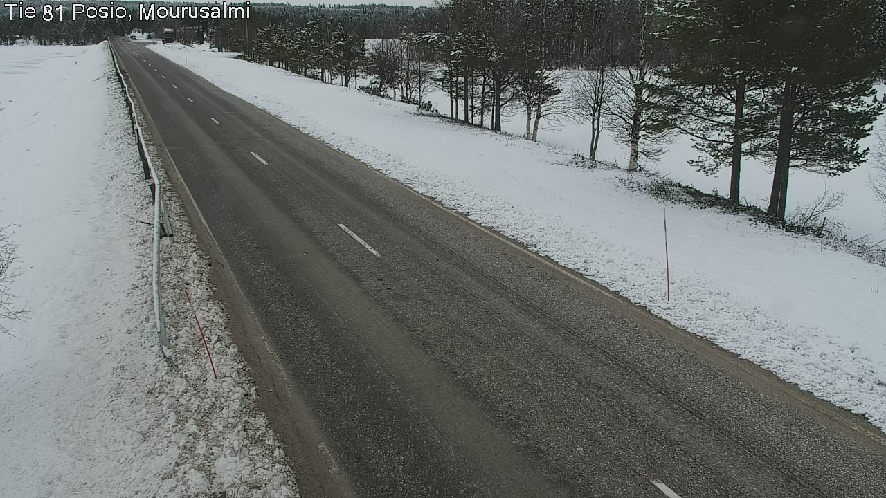 Kelikamerat Kuva Tie 81 Posio, Mourusalmi, Posio, Lappi