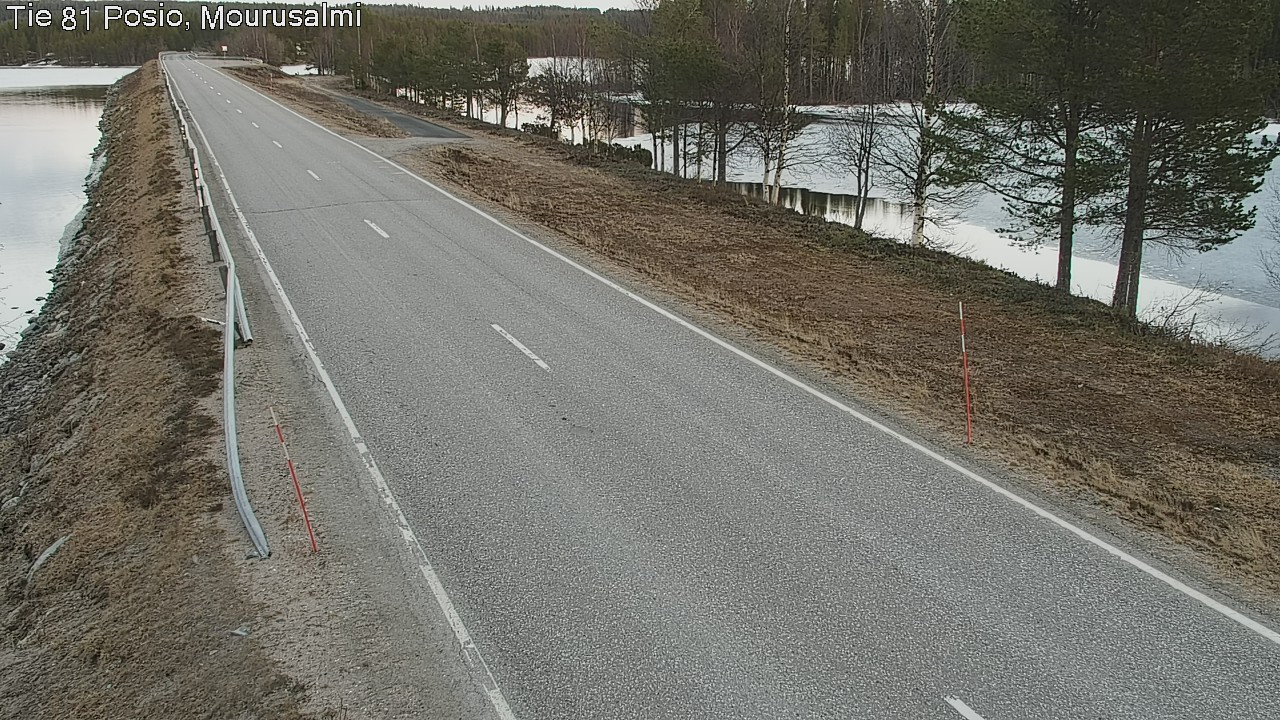 Weather Camera Image Väg 81 Posio, Mourusalmi, Posio, Lappi