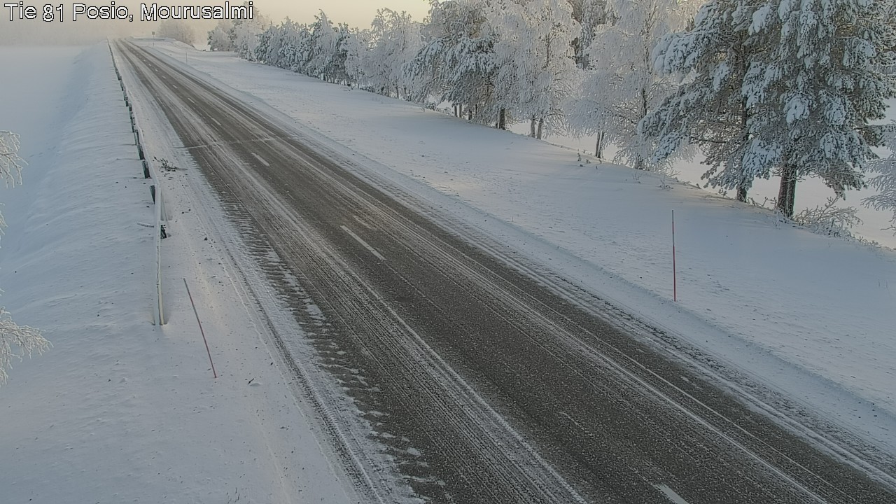 Weather Camera Image Road 81 Posio, Mourusalmi, Posio, Lappi