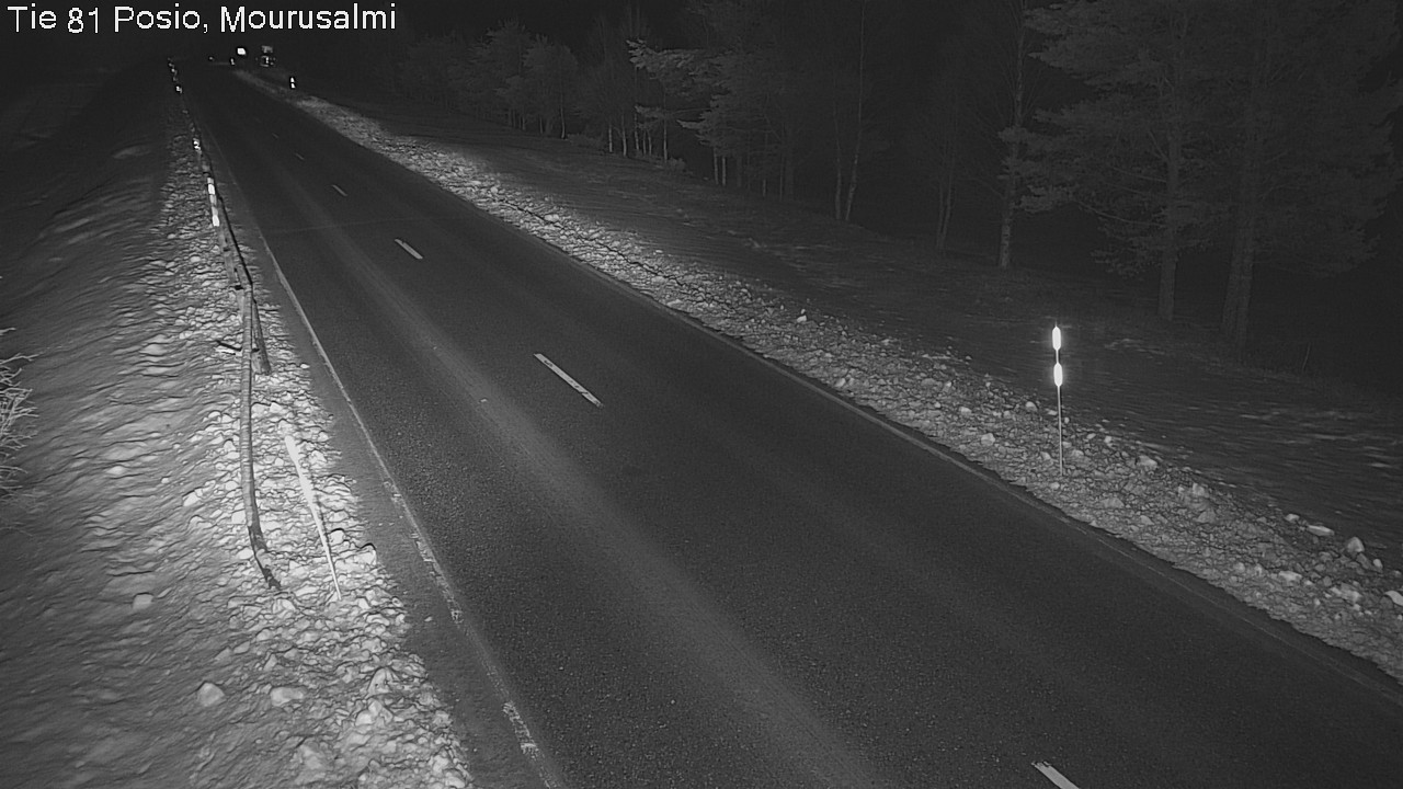 Kelikamerat Kuva Tie 81 Posio, Mourusalmi, Posio, Lappi