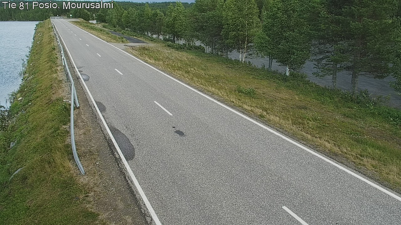 Kelikamerat Kuva Tie 81 Posio, Mourusalmi, Posio, Lappi