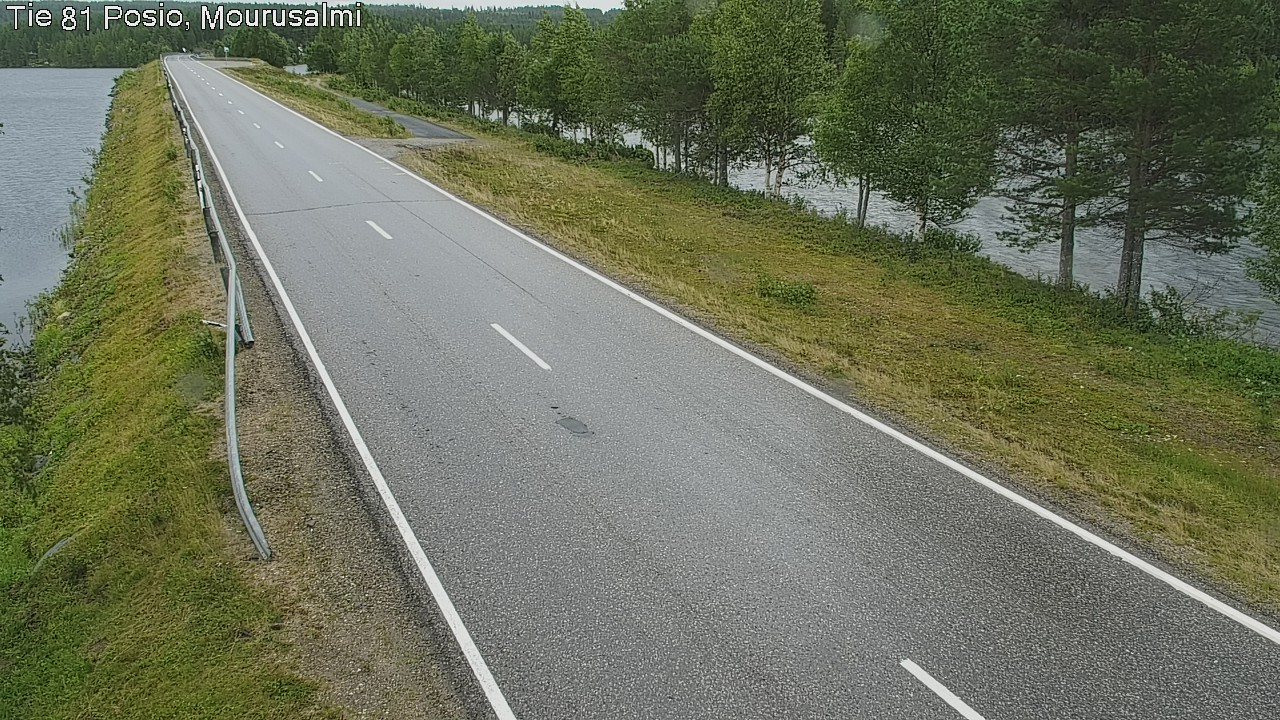 Kelikamerat Kuva Tie 81 Posio, Mourusalmi, Posio, Lappi
