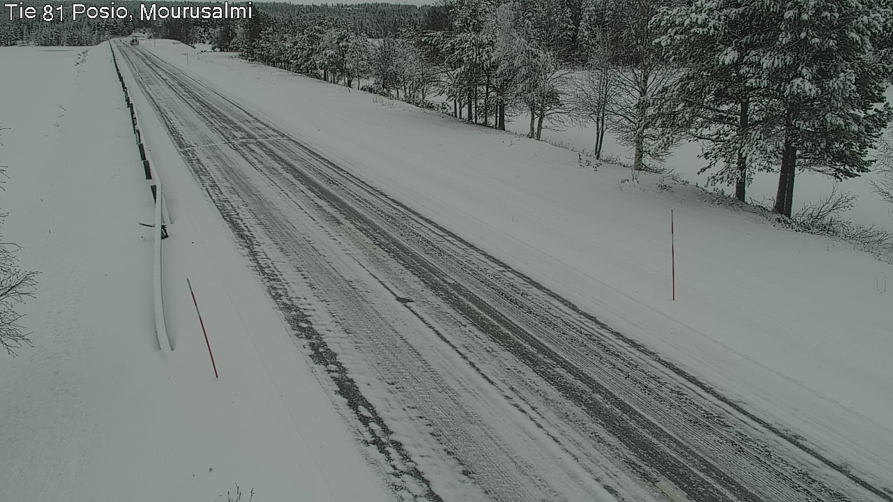 Weather Camera Image Väg 81 Posio, Mourusalmi, Posio, Lappi