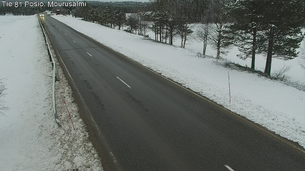 Kelikamerat Kuva Tie 81 Posio, Mourusalmi, Posio, Lappi