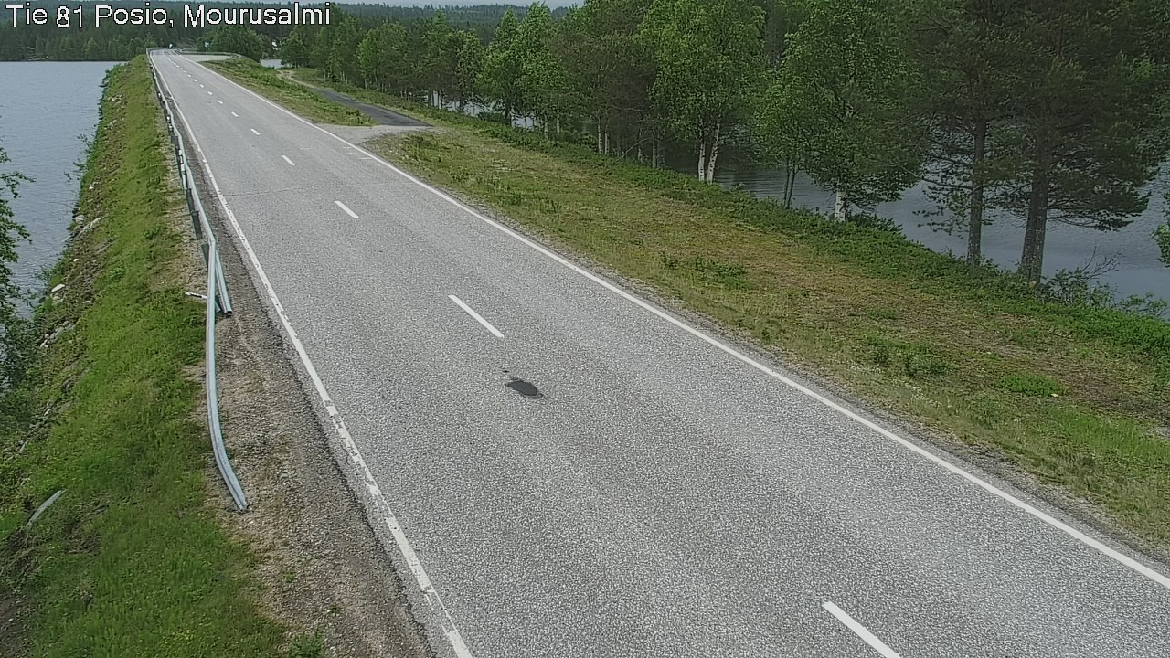 Kelikamerat Kuva Tie 81 Posio, Mourusalmi, Posio, Lappi