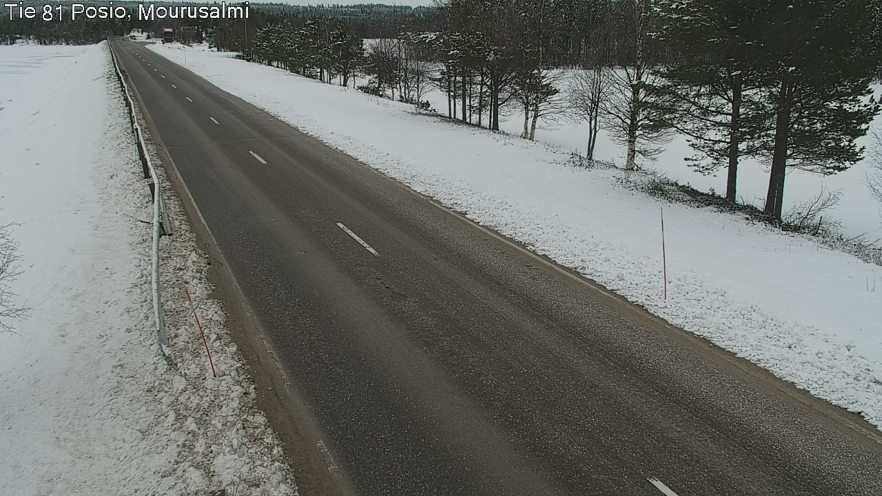 Kelikamerat Kuva Tie 81 Posio, Mourusalmi, Posio, Lappi