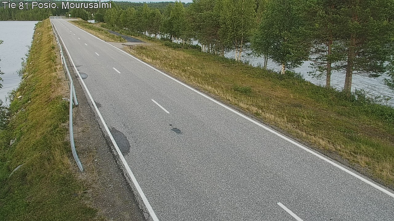 Kelikamerat Kuva Tie 81 Posio, Mourusalmi, Posio, Lappi