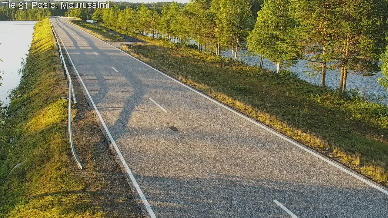 Kelikamerat Kuva Tie 81 Posio, Mourusalmi, Posio, Lappi