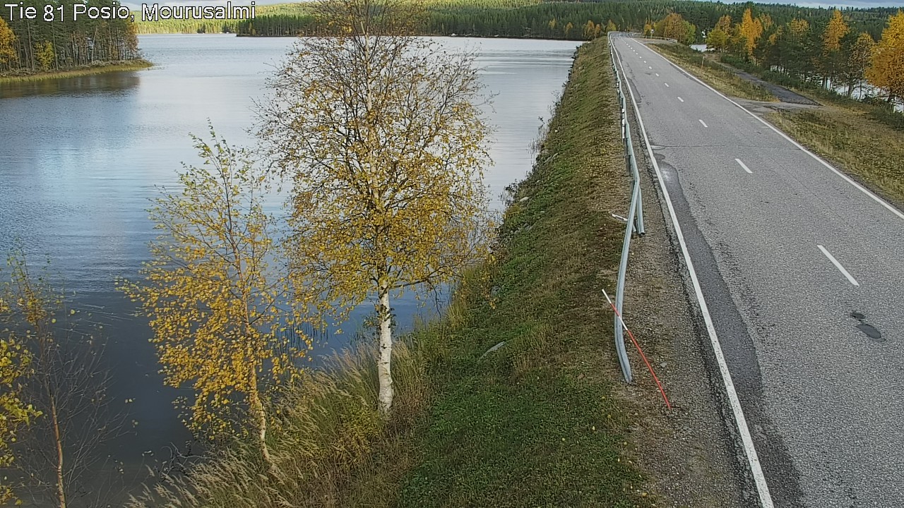 Kelikamerat Kuva Tie 81 Posio, Mourusalmi, Posio, Lappi
