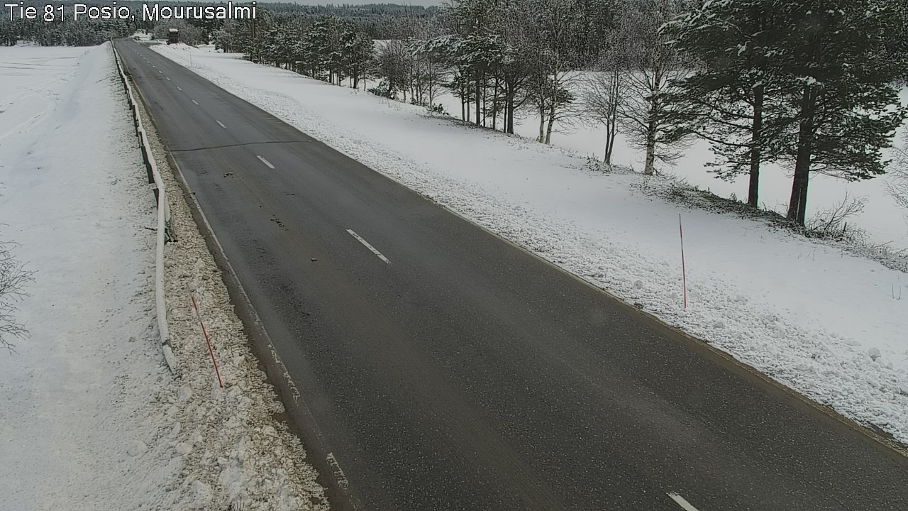 Kelikamerat Kuva Tie 81 Posio, Mourusalmi, Posio, Lappi