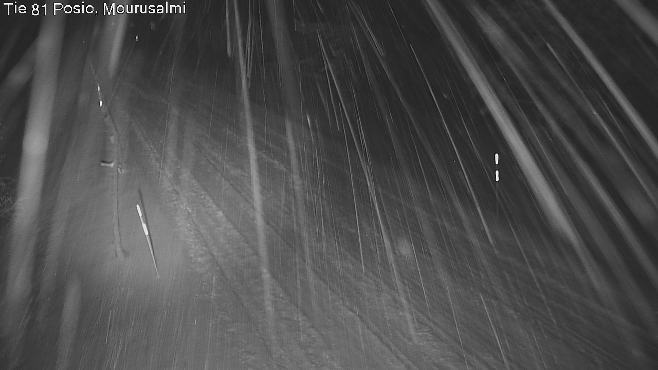 Weather Camera Image Väg 81 Posio, Mourusalmi, Posio, Lappi
