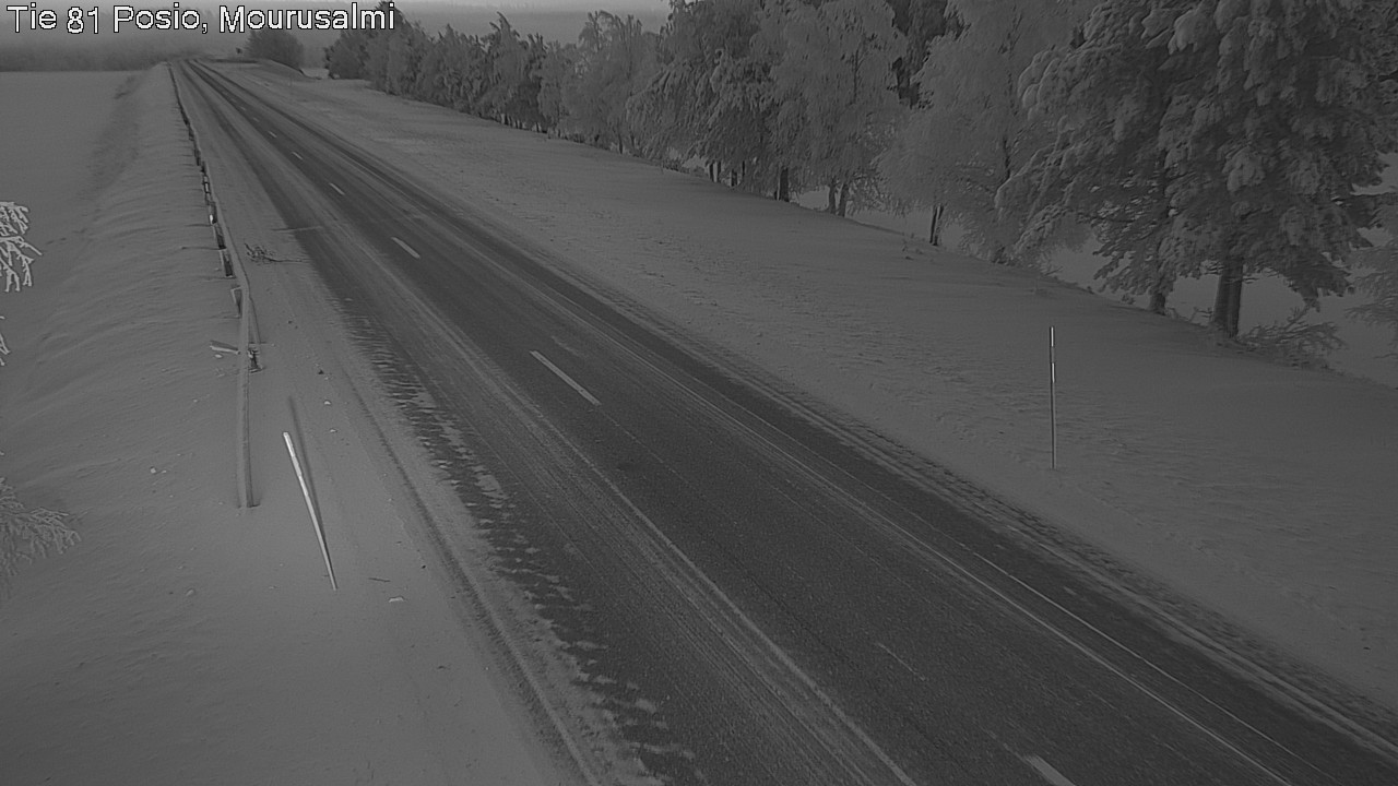 Kelikamerat Kuva Tie 81 Posio, Mourusalmi, Posio, Lappi